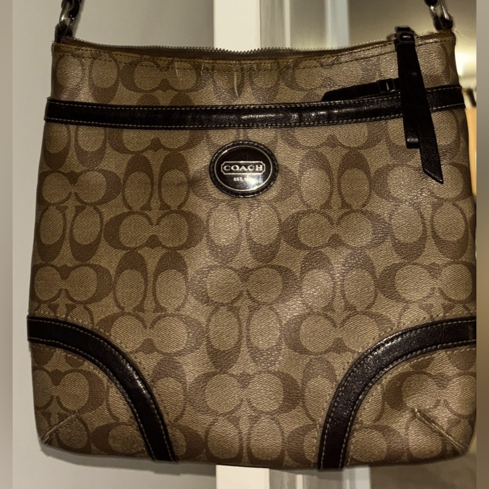 Tan/Brown Coach Crossbody